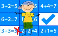 Game icon for math learning game Four in a row