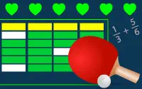Game icon for math learning game Pong