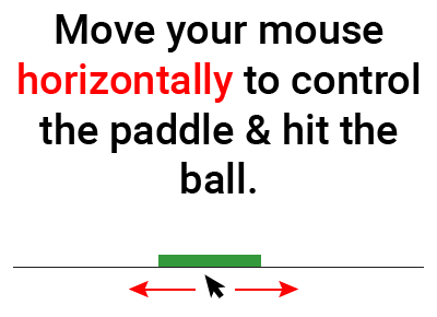 Instructions graphic for math game pong