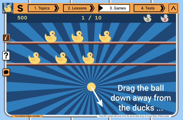 How to play Duck shoot 1